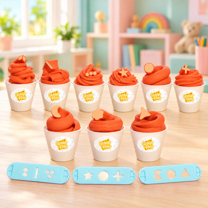 Ice cream modelling dough play set 04