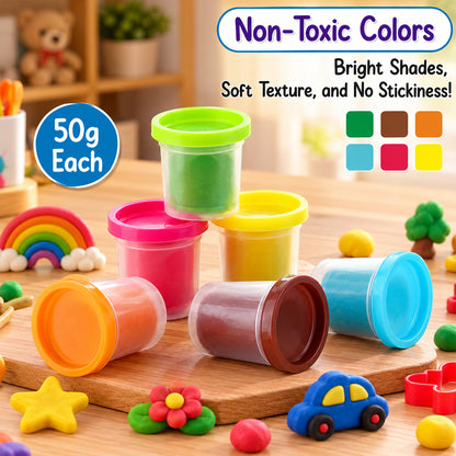 Ice cream modelling dough play set 06