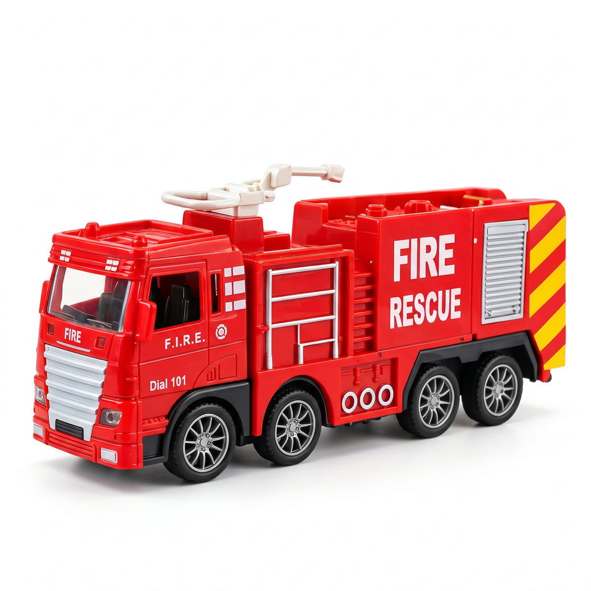 Pullback fire rescue truck toy 04