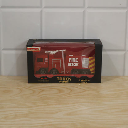 Pullback fire rescue truck toy actual product