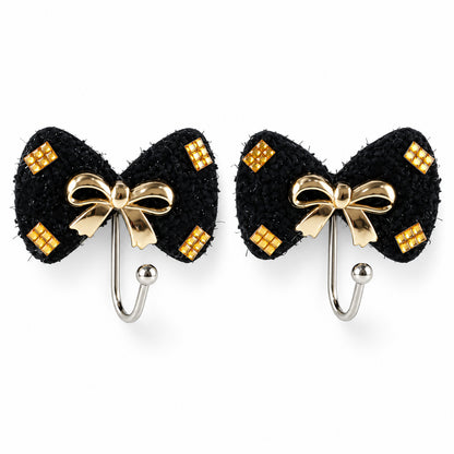 Decorative bow adhesive wall hooks - product view 05