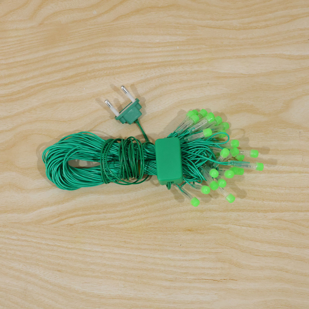 Green LED string lights - actual product