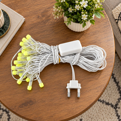 Yellow string lights size 10 metre