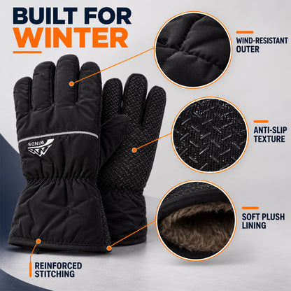 Gloves textured grip detail