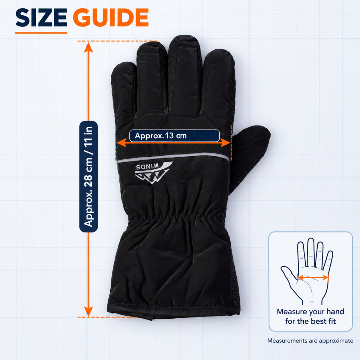 Gloves design view