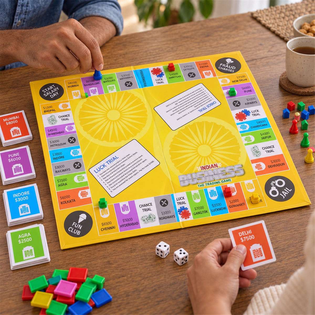 Indian business trading board game 03