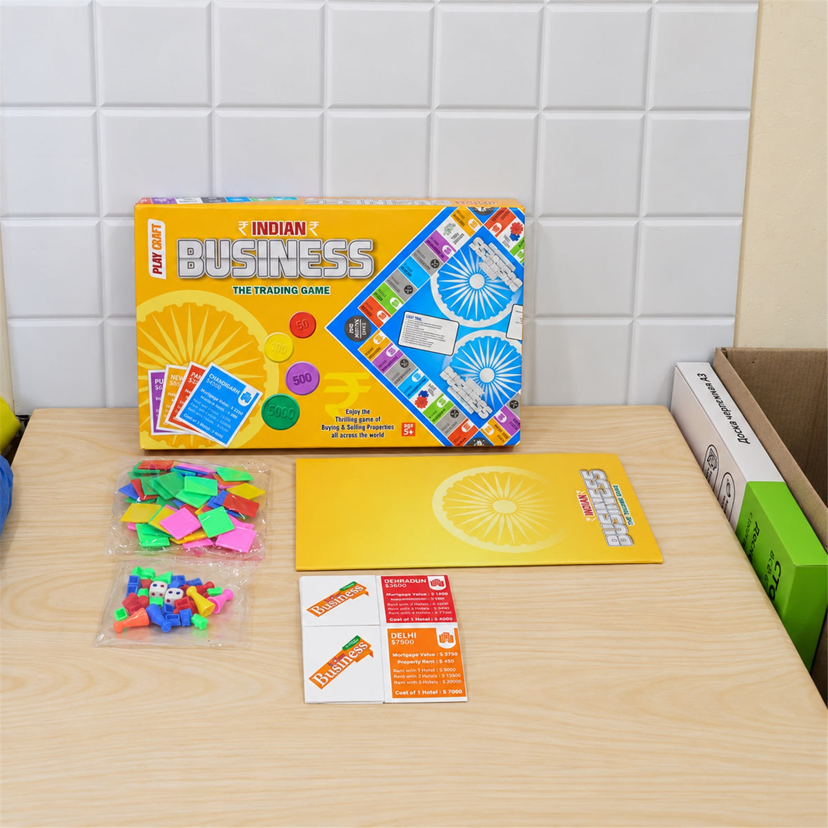 Indian business trading board game 08