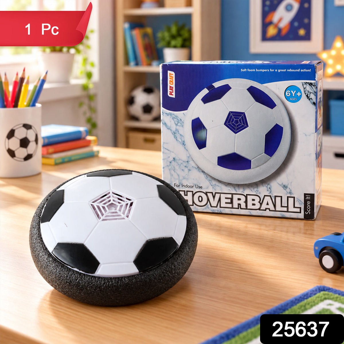 3 AA battery operated hover soccer ball - 1 Pc