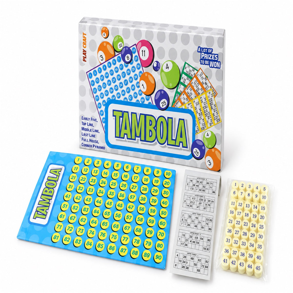 Tambola housie number board game view 04