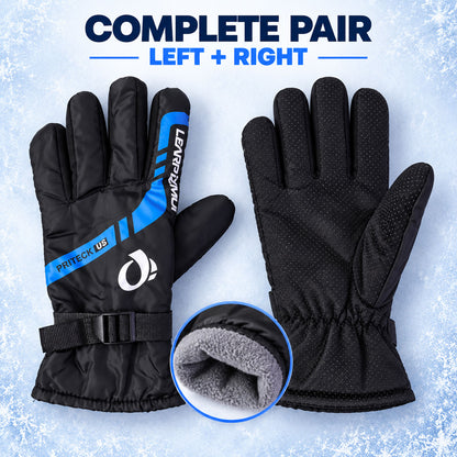 Winter full-finger gloves with adjustable wrist buckle, product view 7