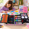 Painting Art Colour Kit with Metal Briefcase for Drawing & Crafts (1 Set)