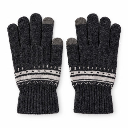 Ribbed Wrist Winter Gloves