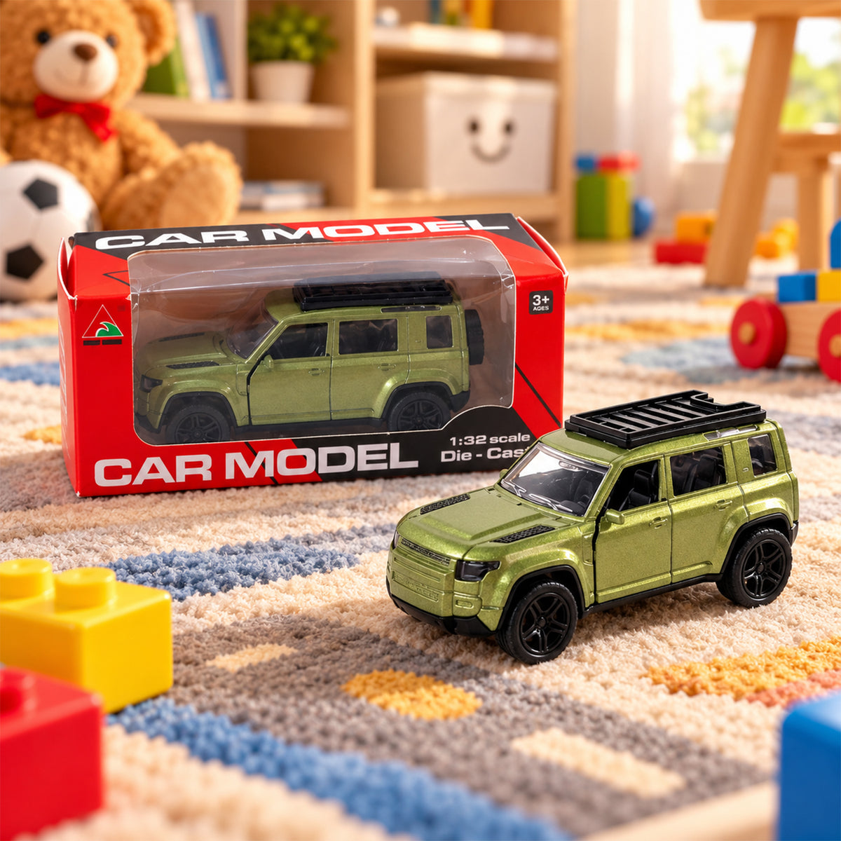 Die cast pullback SUV toy car 01
