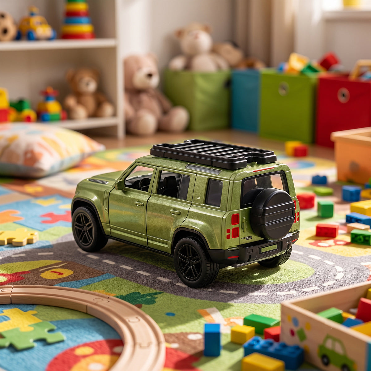 Die cast pullback SUV toy car 02
