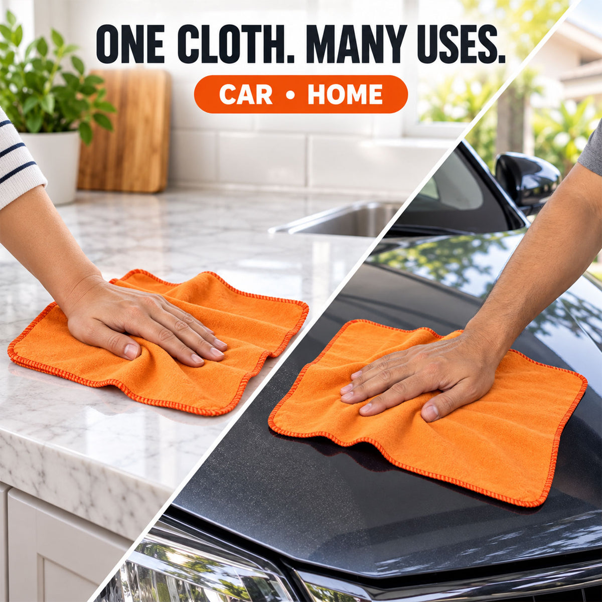 Orange cotton duster cleaning cloths 02