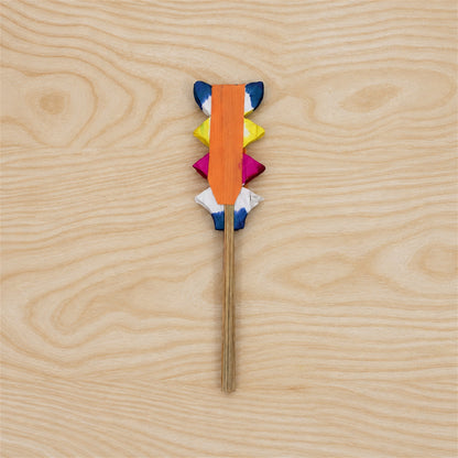 Colourful folding paper hand fan actual product