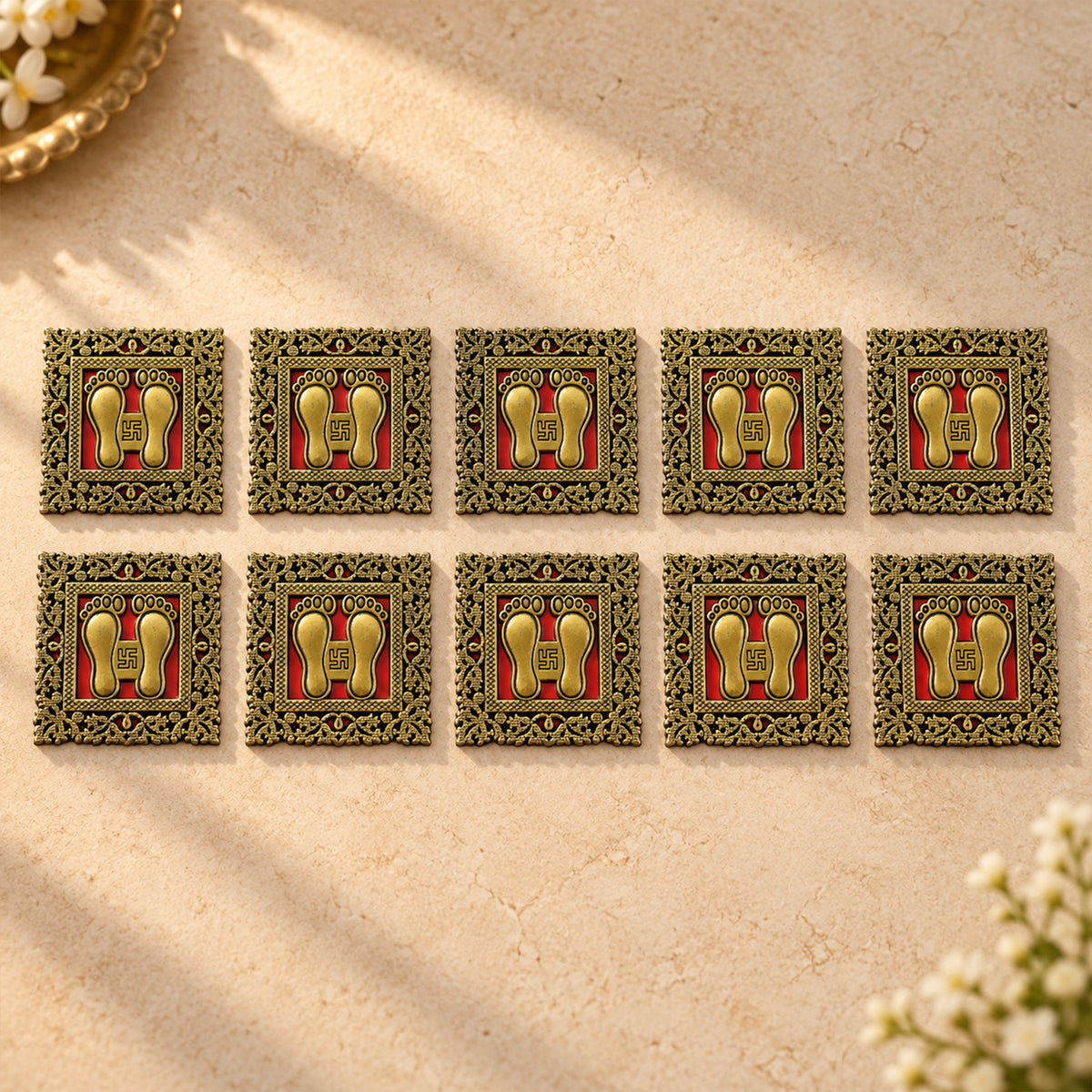 Ten Piece Charan Sticker Set