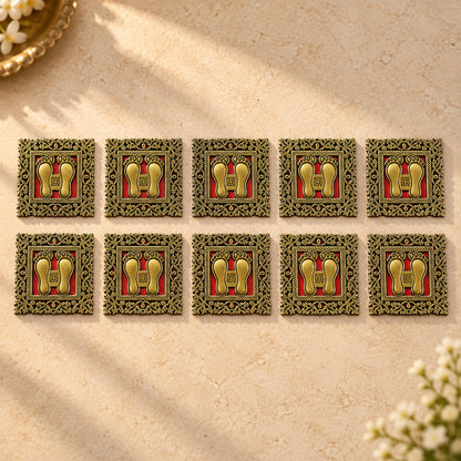 Ten Piece Charan Sticker Set