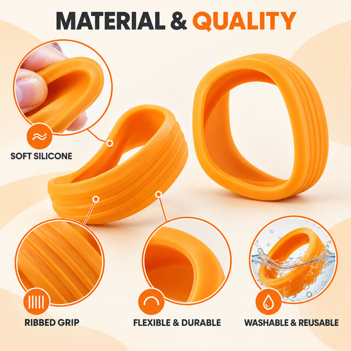 Silicone trolley luggage wheel cover protectors 04