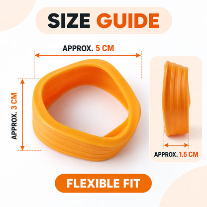 Silicone trolley luggage wheel cover protectors approximate dimensions