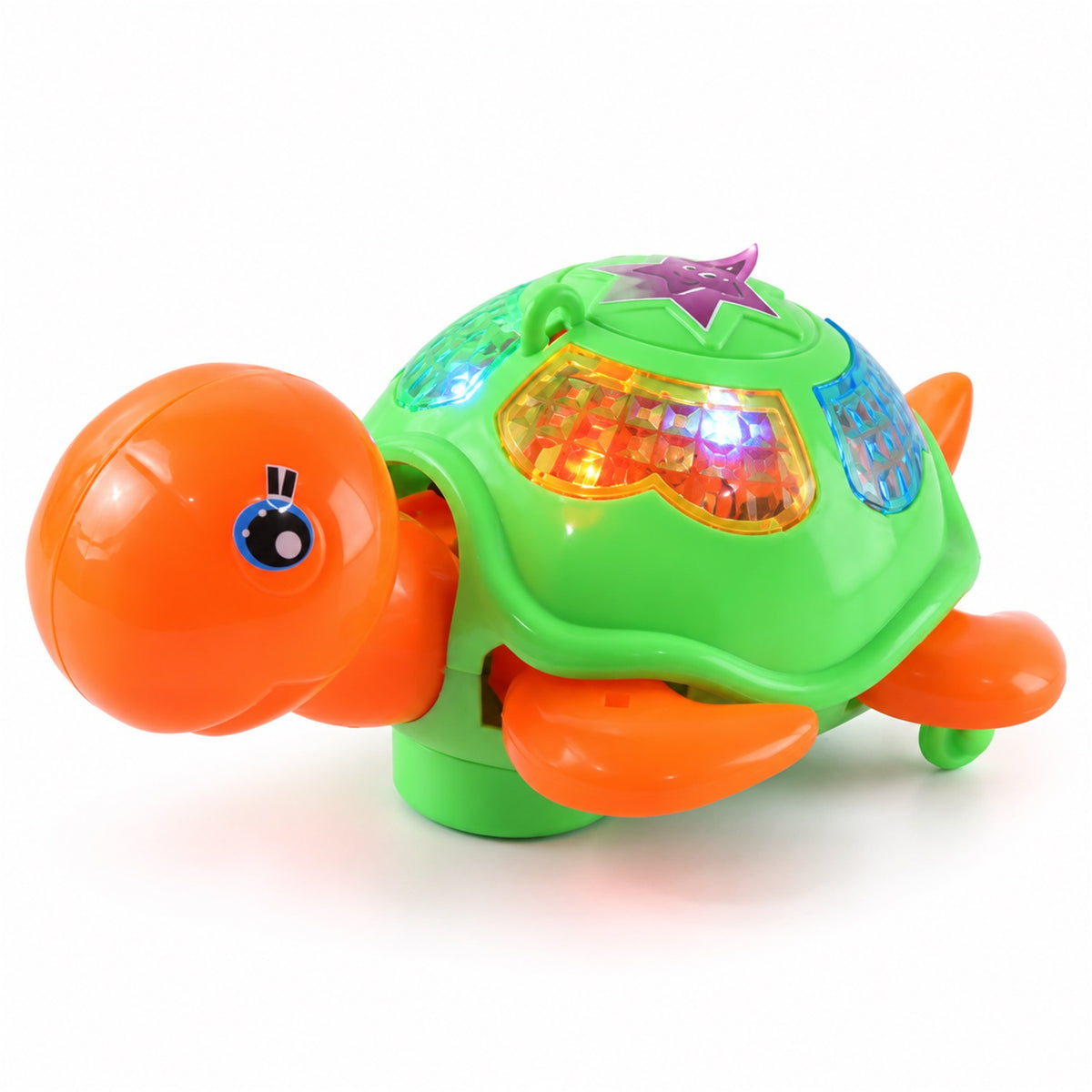 Dancing tortoise musical toy with colourful shell lights 5