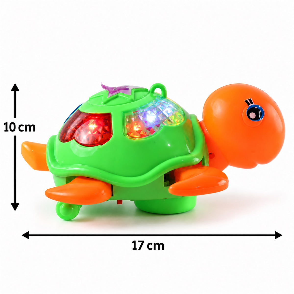 Dancing tortoise musical toy with colourful shell lights 6