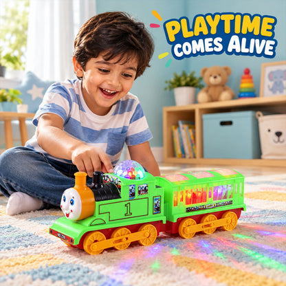 Green Musical Toy Train
