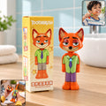 Kids Fox Character Toothbrush with Soft Bristles & Protective Cap (1 Pc)