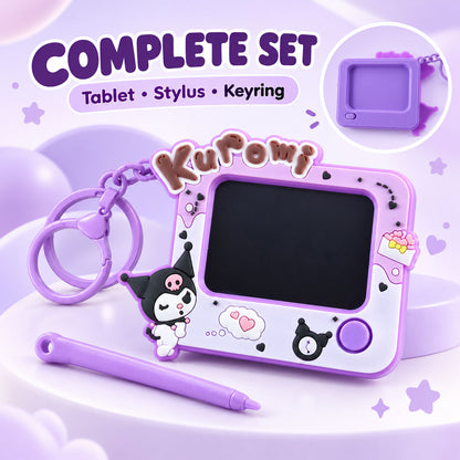 Purple Tablet and Stylus Set