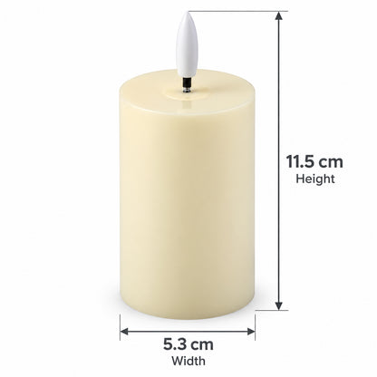 LED candle size guide