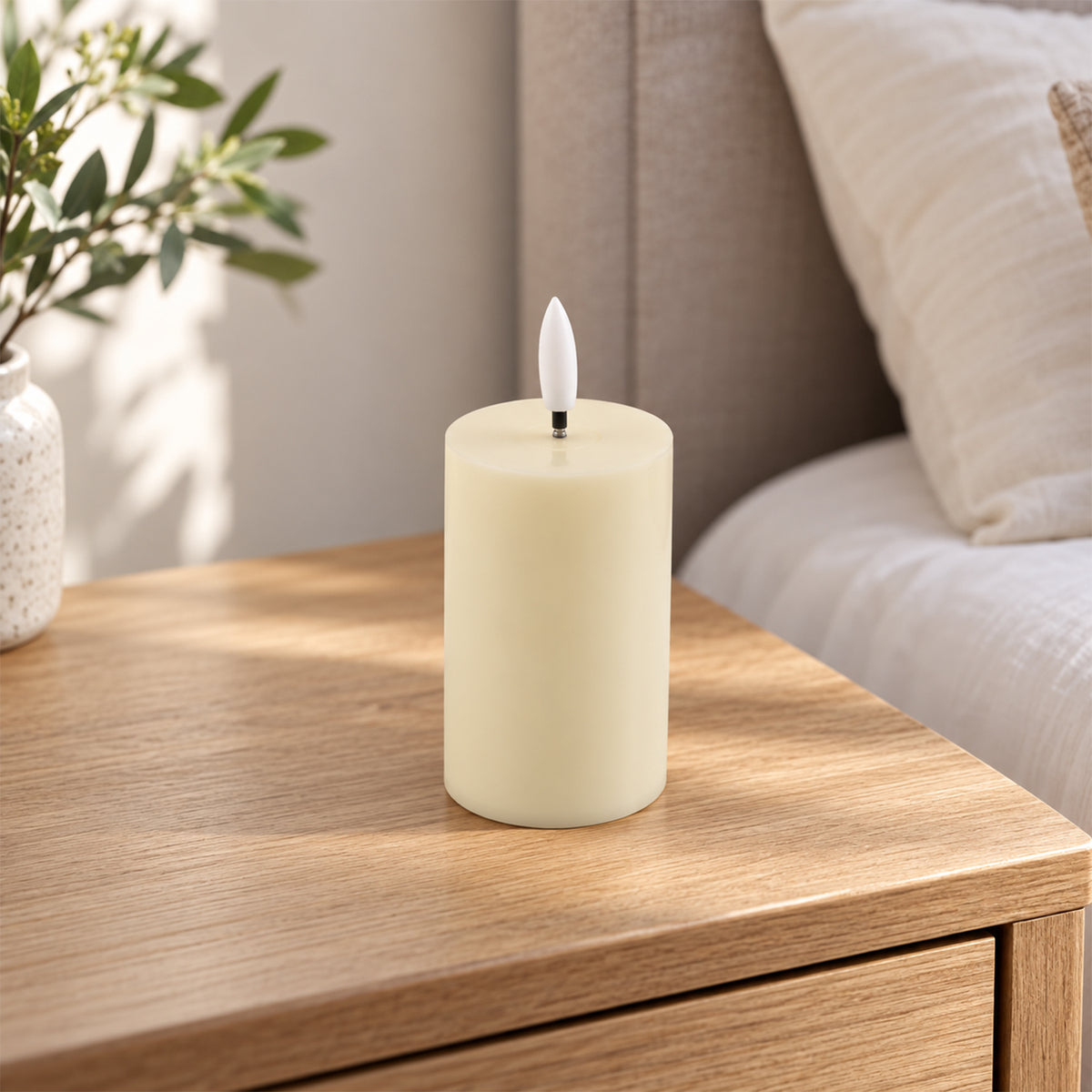 LED candle feature view