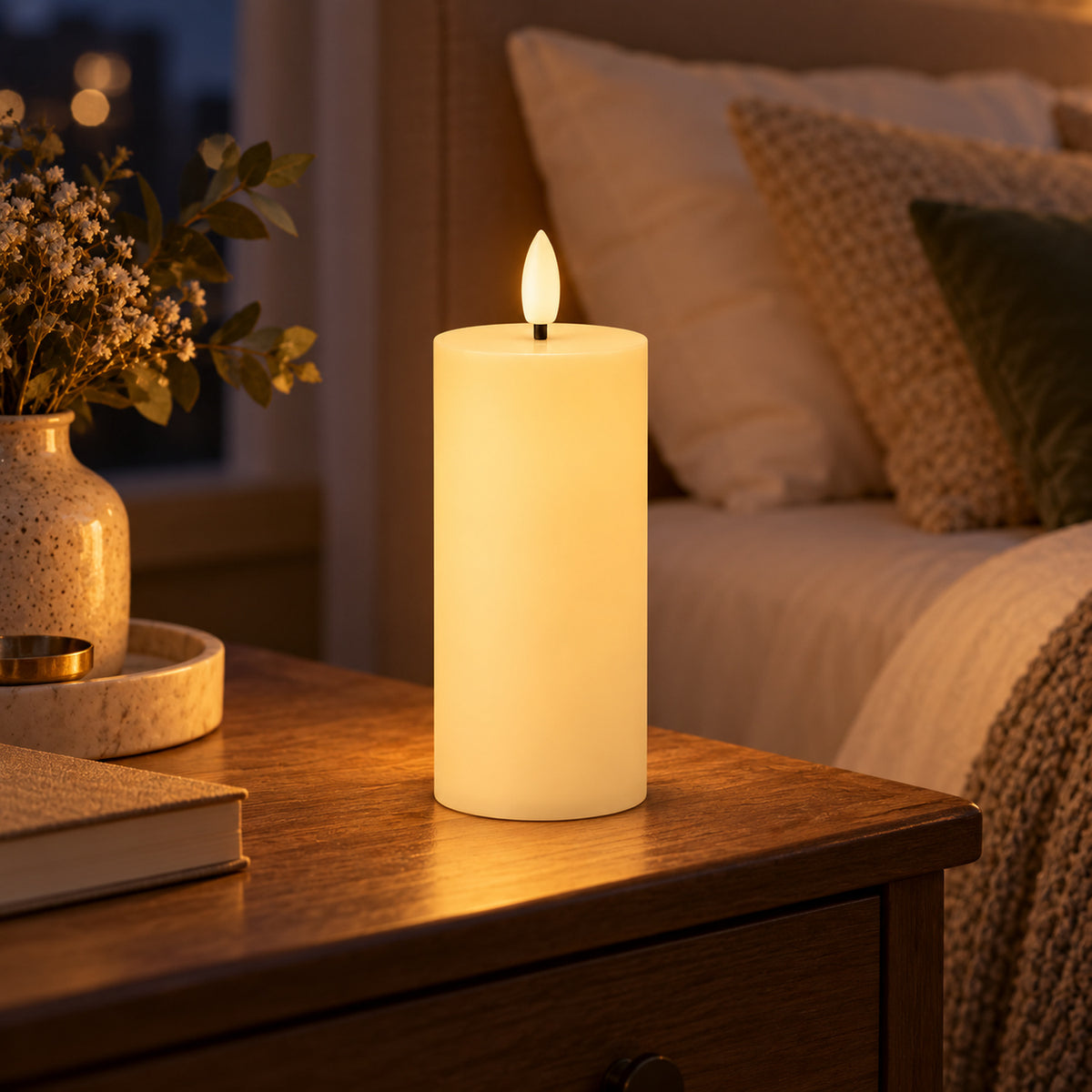 LED candle design view