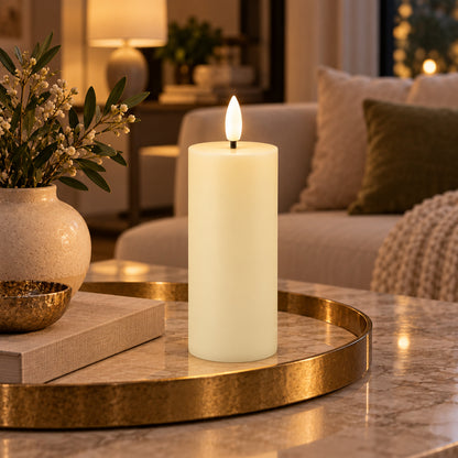 LED candle white bg