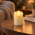 Wax Drip Style Flameless LED Candle for Festive Table and Home Decor (3 Pc)