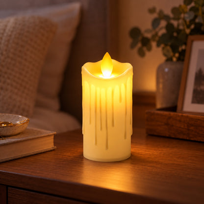 LED candle white bg
