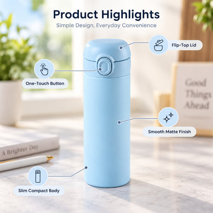 Water bottle feature view