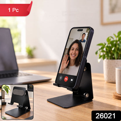 Foldable metal mobile phone stand - SKU photo