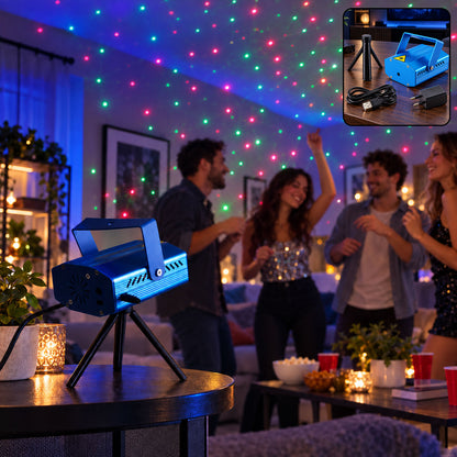 Laser dot projector white bg