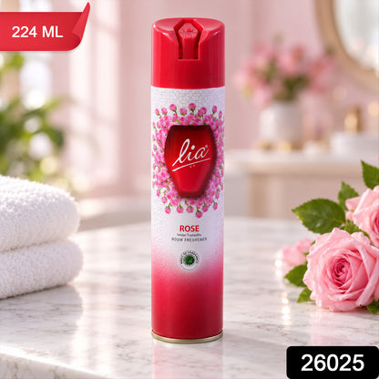 Rose room freshener spray - SKU and 224 ML quantity