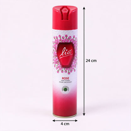 Rose room freshener spray - dimensions