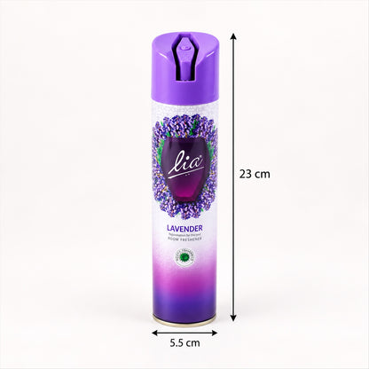 Lavender room freshener spray - dimensions