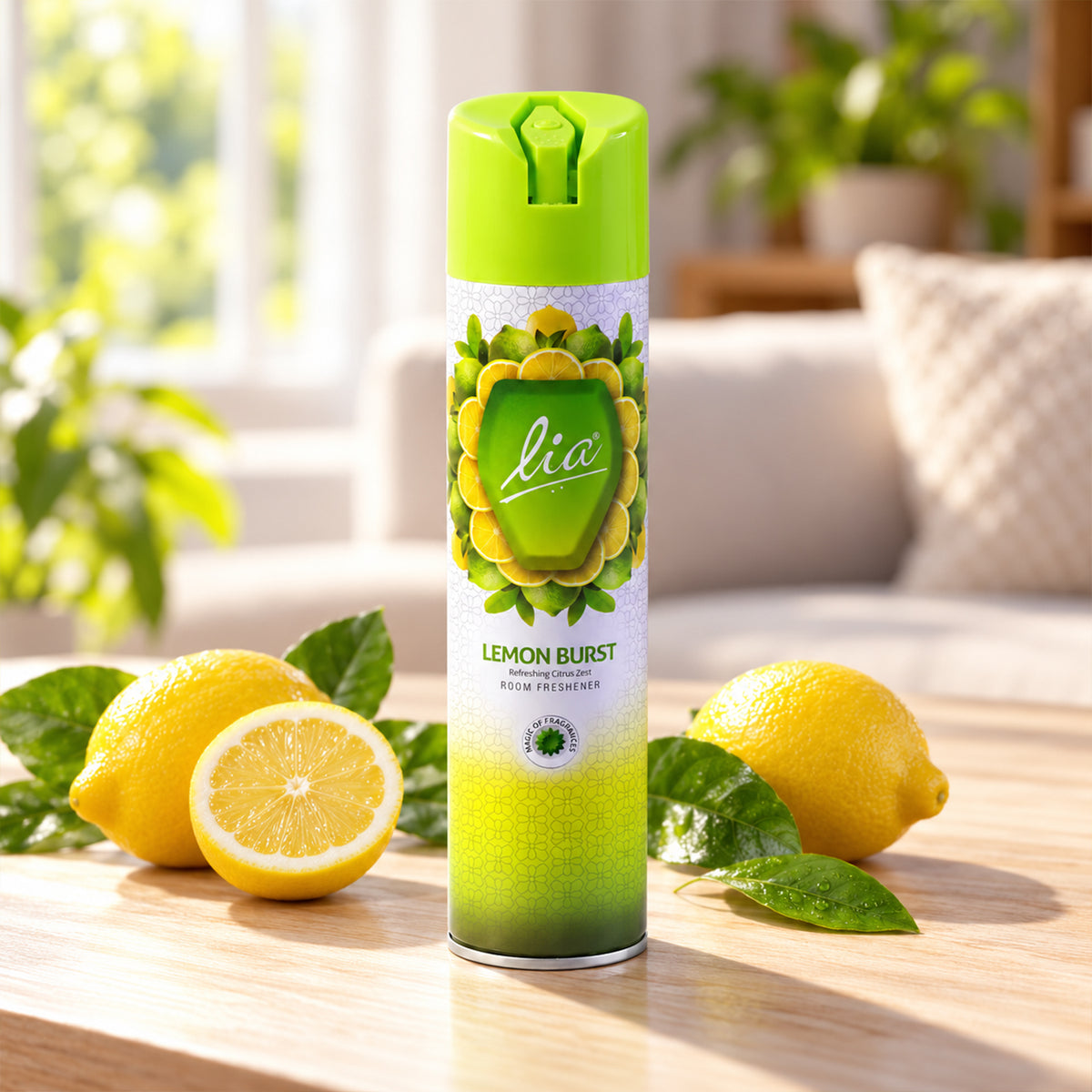 Lemon room freshener spray - product view 01