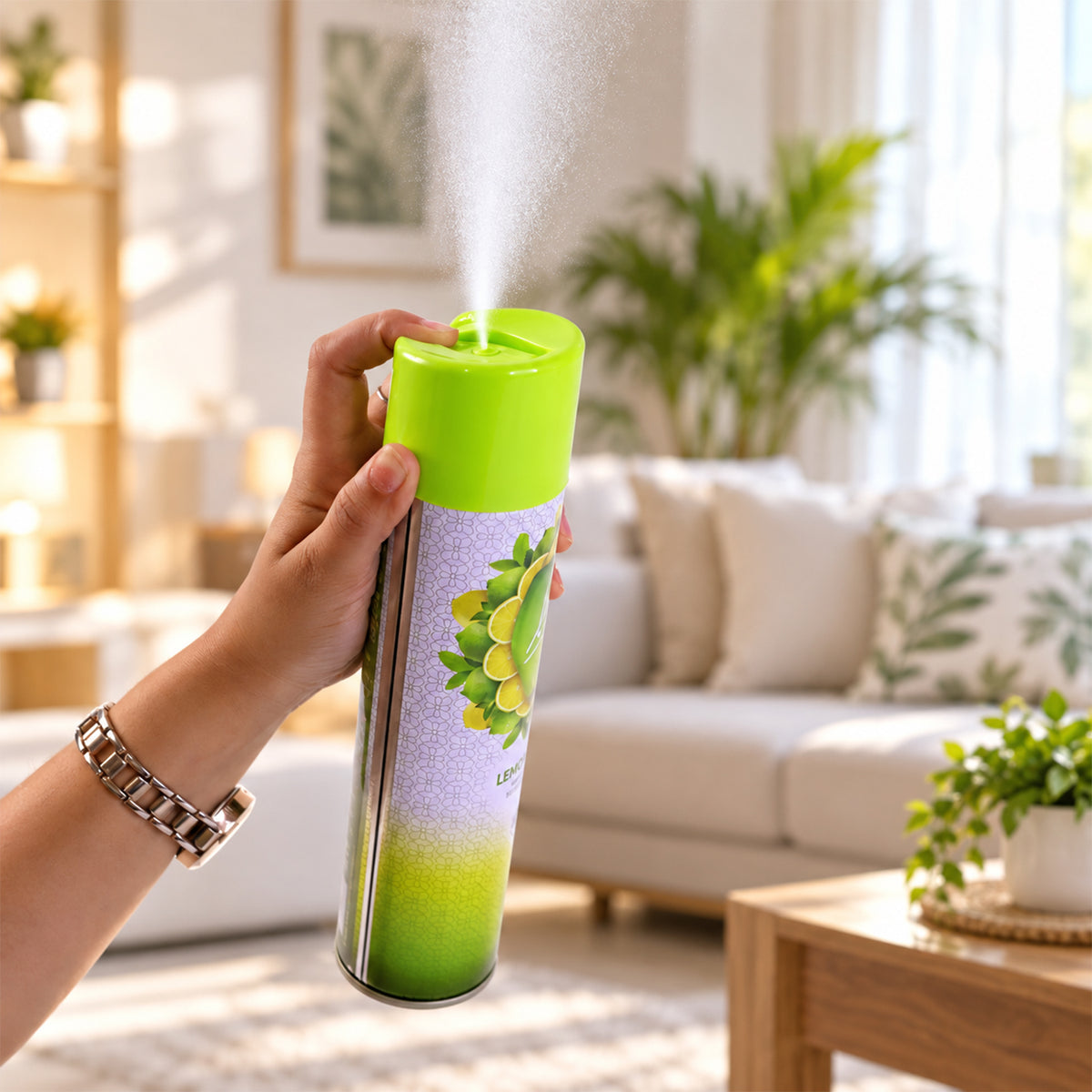 Lemon room freshener spray - product view 02