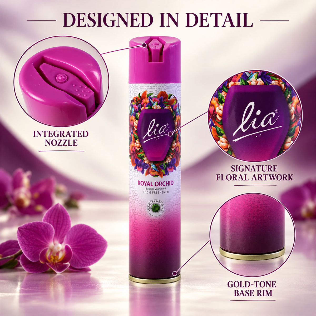Royal orchid room freshener spray - product view 03