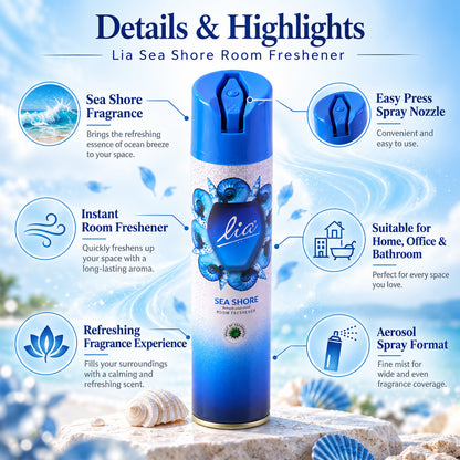 Sea shore room freshener spray - product view 06
