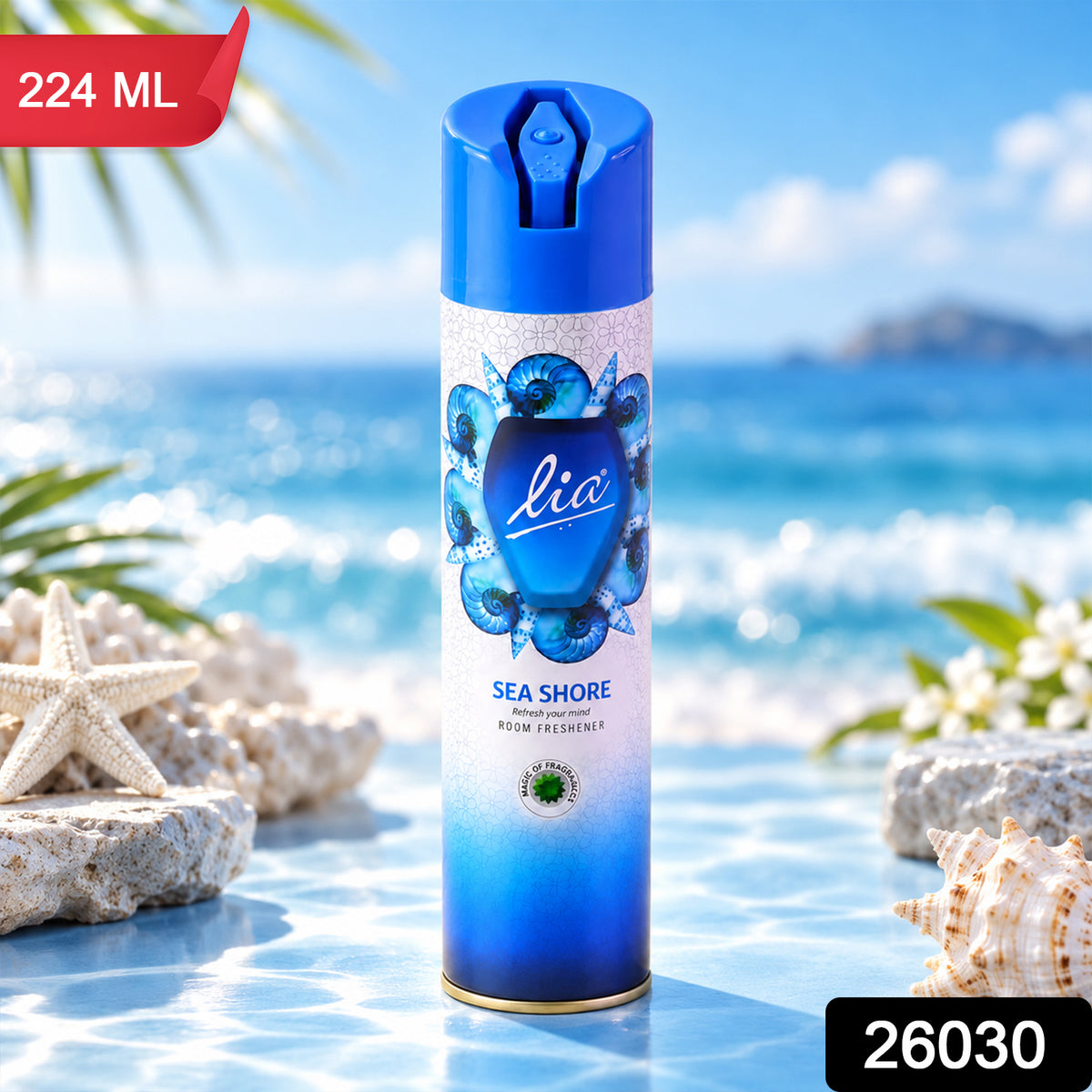 Sea shore room freshener spray - SKU and 224 ML capacity