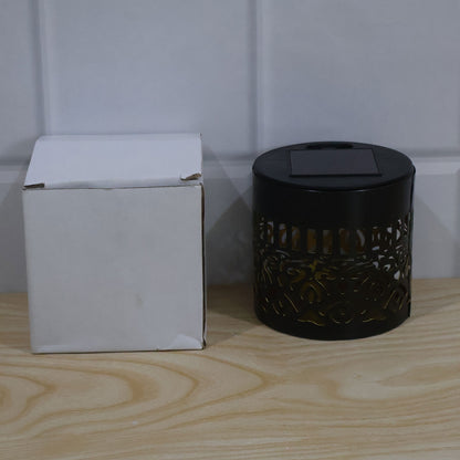 Decorative solar LED lamp with mandala pattern - actual product