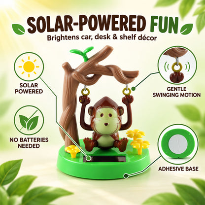 Solar dancing monkey swing decor - product details 03
