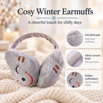 Smiley winter earmuffs - product view 05