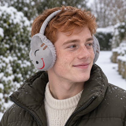 Smiley winter earmuffs - product view 07